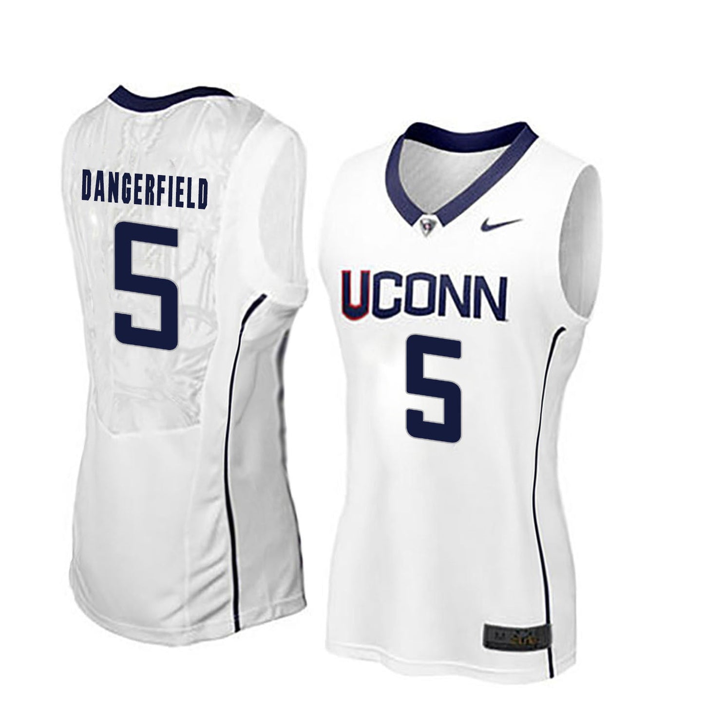 Crystal Dangerfield 5 Women White College Football Jersey football jersey product view 1