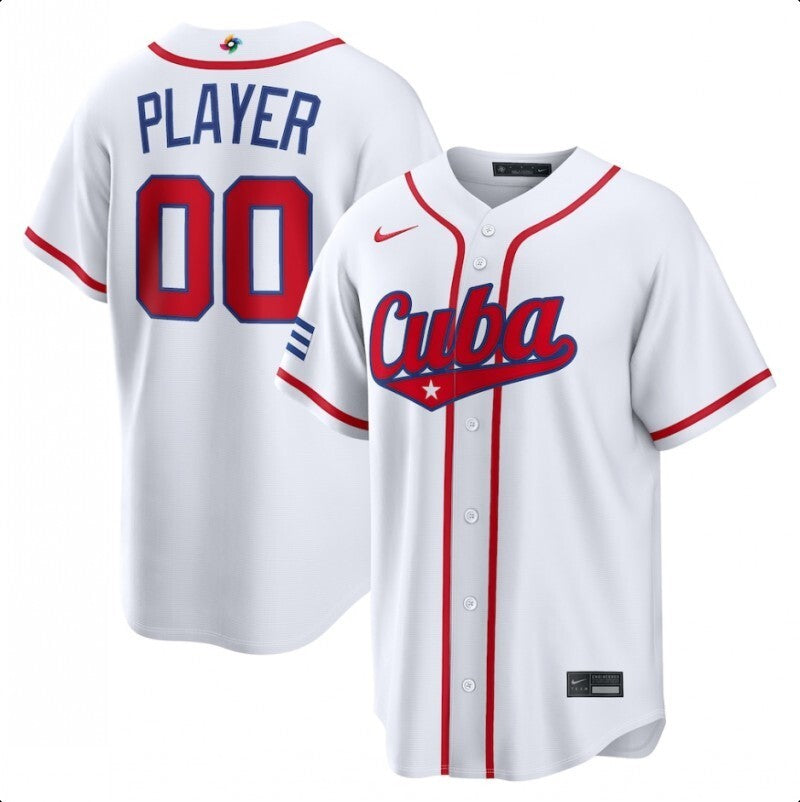Cuba 2026 Baseball Jersey baseball jersey product view 1