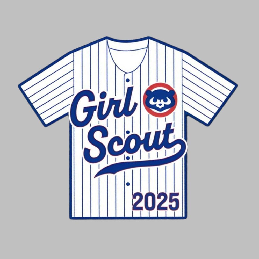 Cubs Girl Scout Patch Jersey 2025 Giveaway baseball jersey product view 1