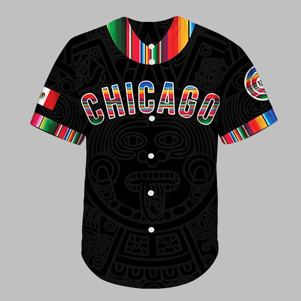 Cubs x Mexican Heritage Night 2025 Jersey - Grishko.com baseball jersey product view 2