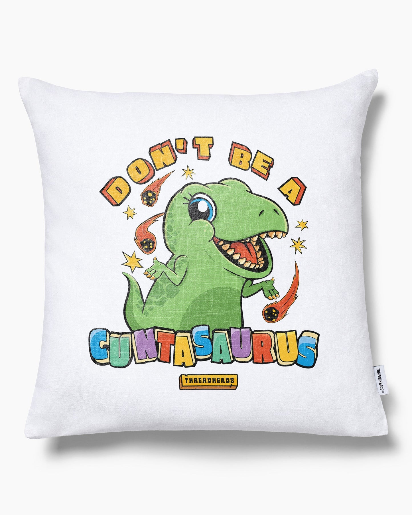 Don't Be a Cuntasaurus Cushion Unisex T-shirt, Sweatshirt, Hoodie, Long Sleeve Tee - T-Shirt, Sweatshirt, Hoodie