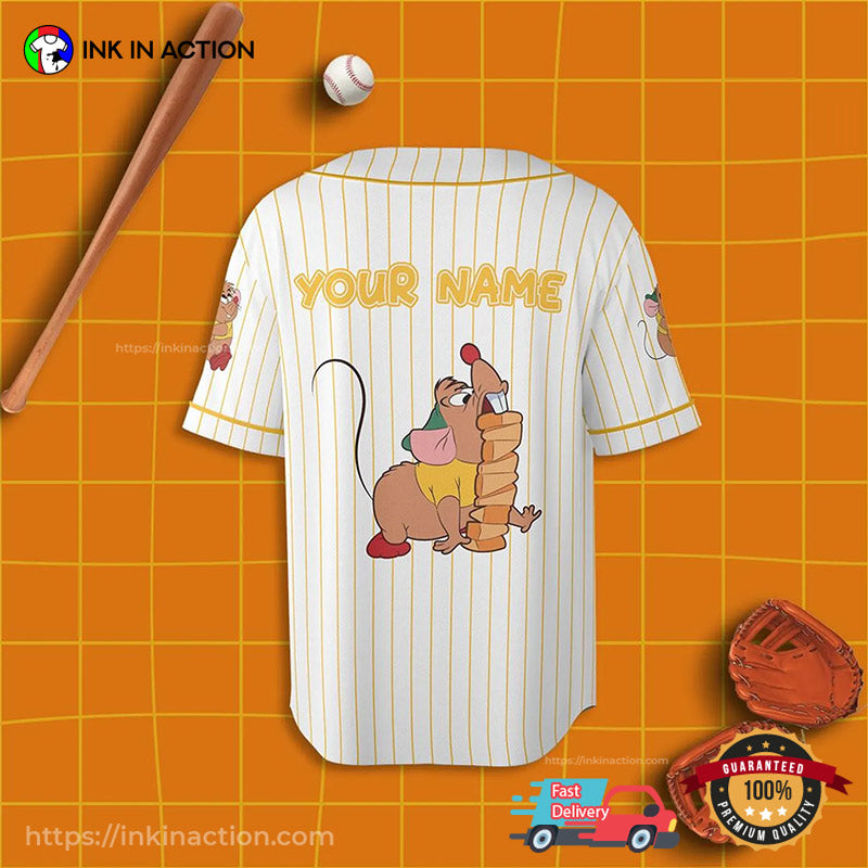 Custom Gus Gus The Snack Baseball Jersey baseball jersey product view 3