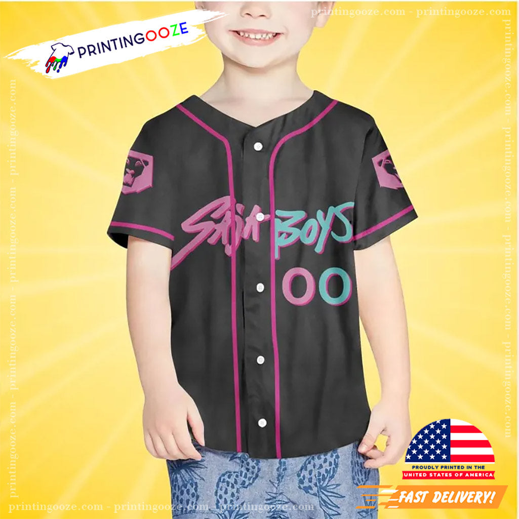 Custom Saja Boy Kpop Idol Baseball Jersey baseball jersey product view 3
