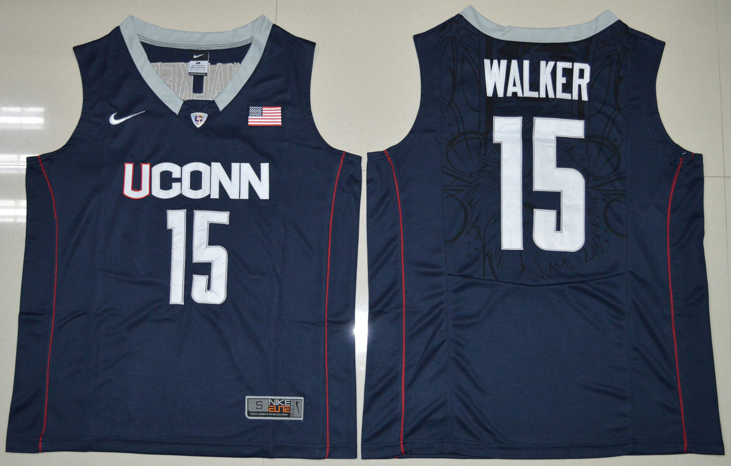 Custom Blue College Football Jersey football jersey product view 1