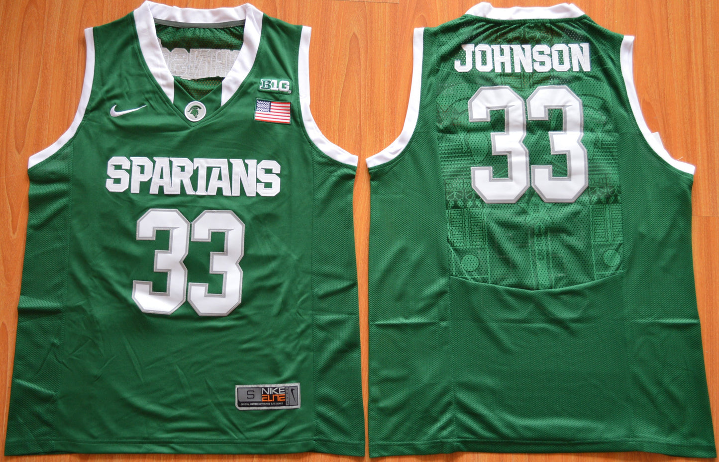 Custom Dark Green Basketball College Football Jersey football jersey product view 1