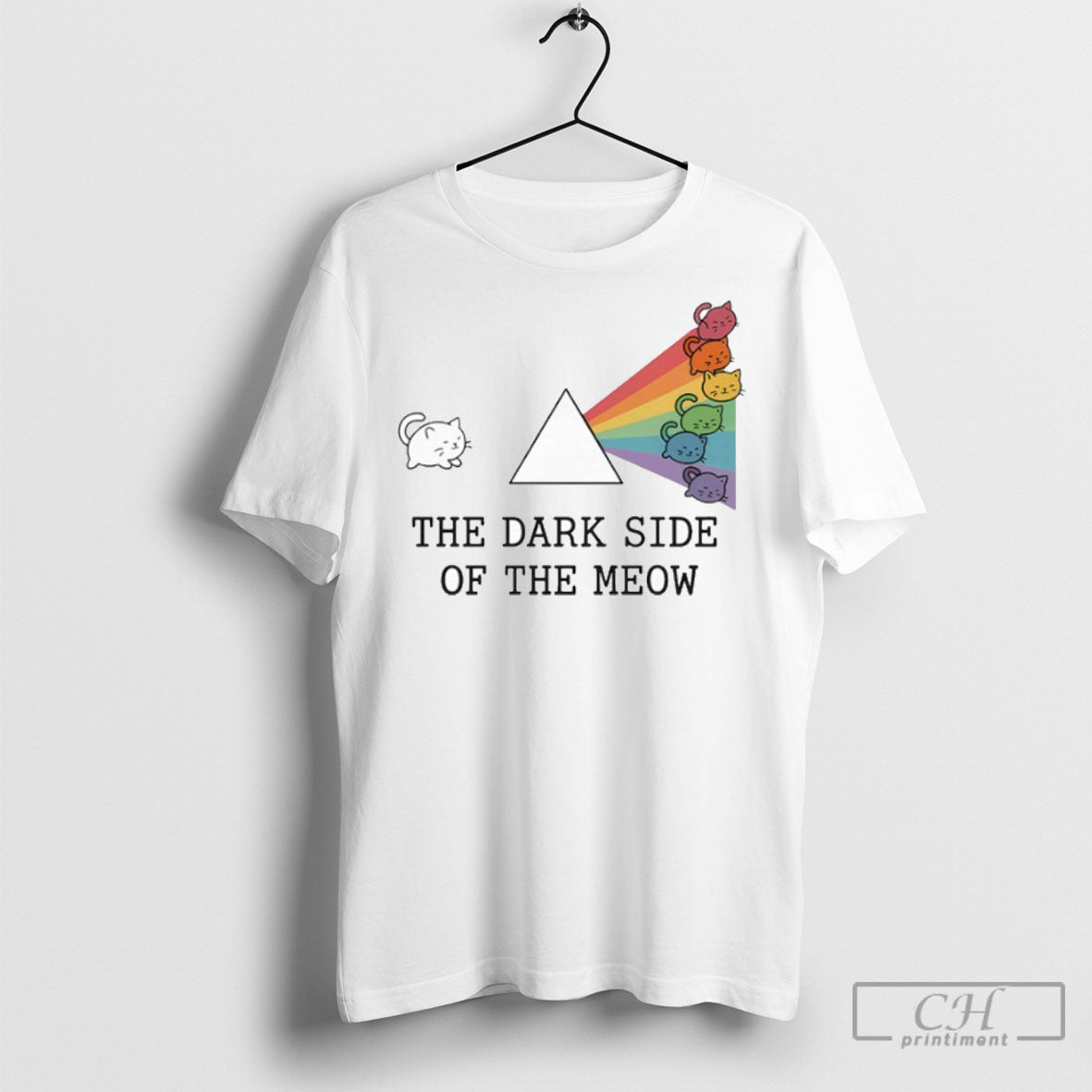 Cute Cat The Dark Side Of The New Unisex T-shirt, Sweatshirt, Hoodie, Long Sleeve Tee - T-Shirt, Sweatshirt, Hoodie