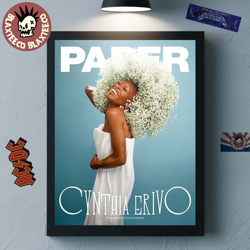 Cynthia Erivo Graces The Cover Of Paper Magazine Home Decor Poster Canvas Unisex T-shirt, Sweatshirt, Hoodie, Long Sleeve Tee - T-Shirt, Sweatshirt, Hoodie