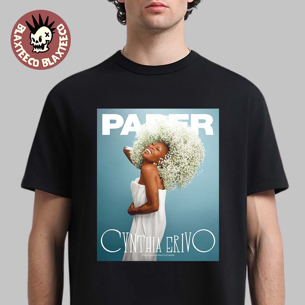 Cynthia Erivo Graces The Cover Of Paper Magazine T-Shirt Unisex T-shirt, Sweatshirt, Hoodie, Long Sleeve Tee - T-Shirt, Sweatshirt, Hoodie