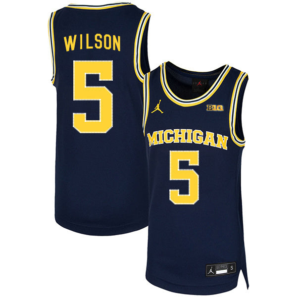 D.J.Wilson 5 Navy College Football Jersey football jersey product view 1