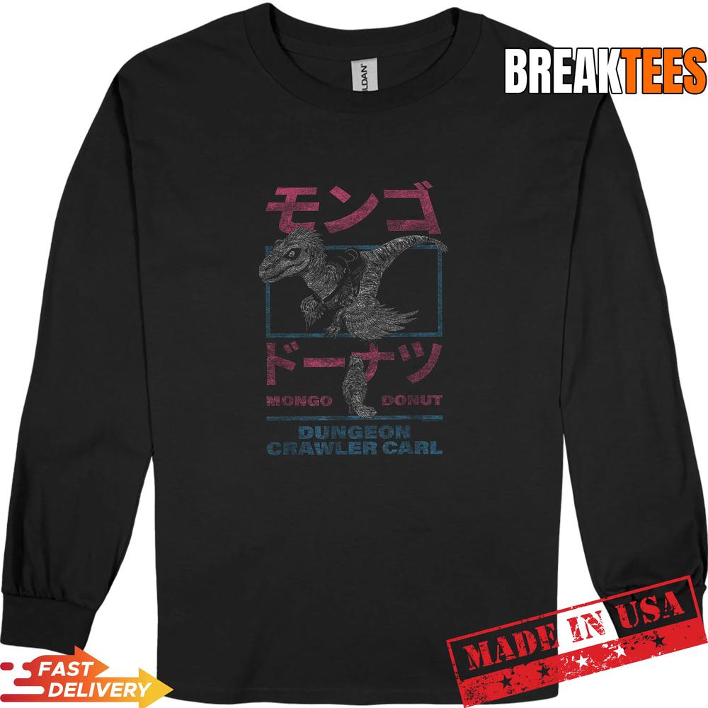 DCC Mongo and Donut Face-Off with Kanji Gamer Series - Adult & Kids T-Shirts, Sweatshirts & Hoodies apparel design preview 3