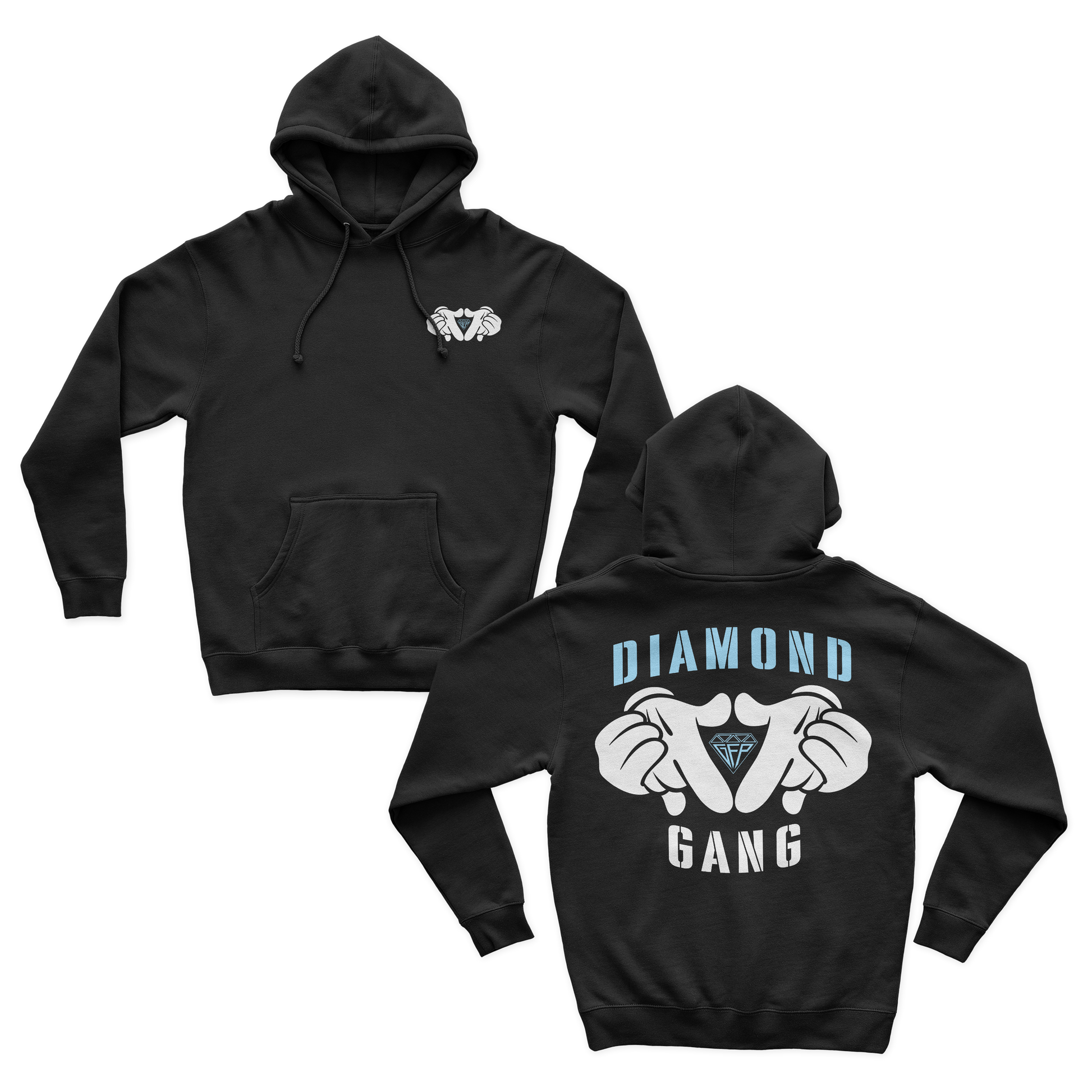 DIAMOND GANG HOODIE - T-Shirt, Sweatshirt, Hoodie