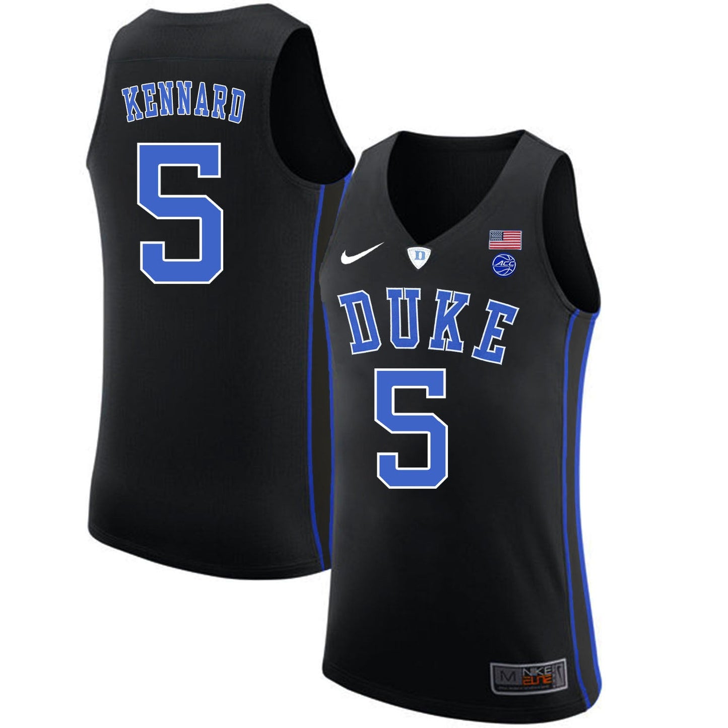 DUKE Luke Kennard 5 Black College Football Jersey football jersey product view 1