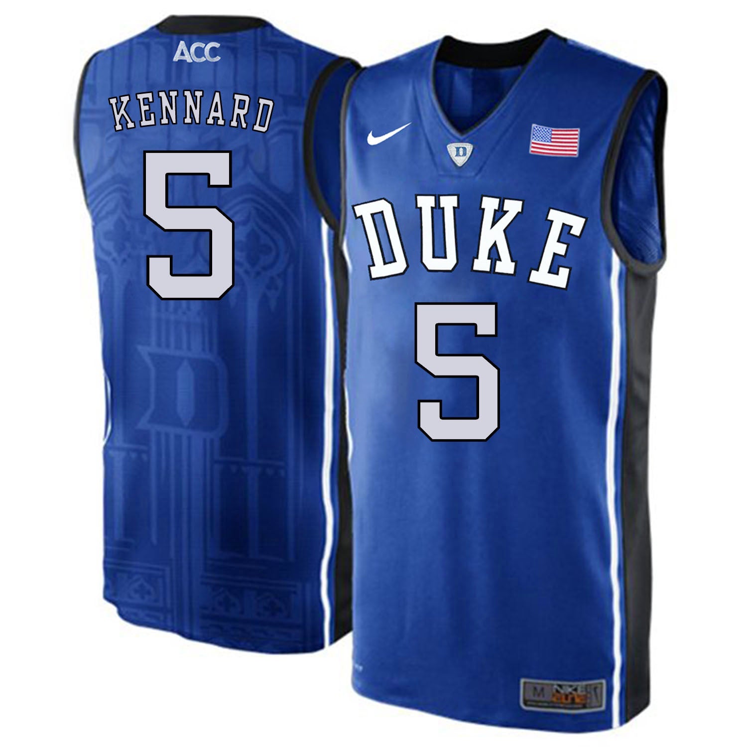 DUKE Luke Kennard 5 Blue Elite College Football Jersey football jersey product view 1