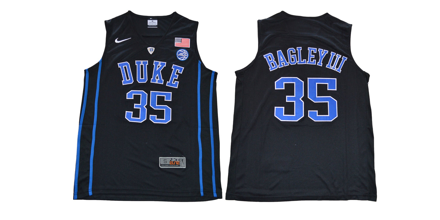DUKE New Black 35 College Football Jersey football jersey product view 1
