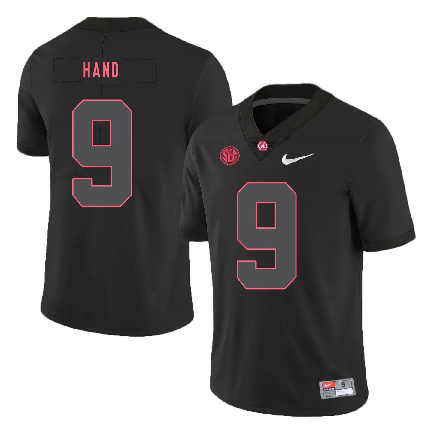 Da'Shawn Hand 9 Lights Out .2jpg College Football Jersey football jersey product view 1