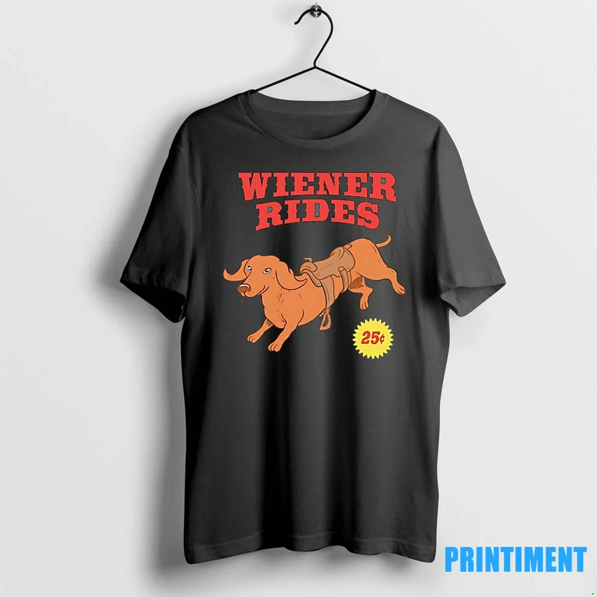 Dachshund Wiener Rides Cartoon Tshirts Sweater Unisex T-shirt, Sweatshirt, Hoodie, Long Sleeve Tee - T-Shirt, Sweatshirt, Hoodie