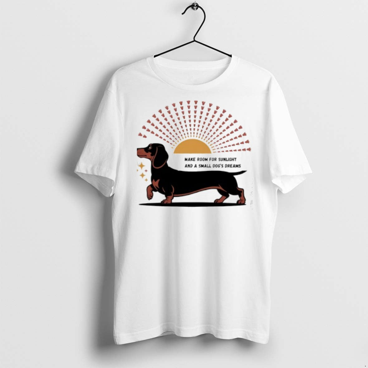 Dachshund Make Room For Sunlight And A Small Dogs Dreams T Shirts Unisex T-shirt, Sweatshirt, Hoodie, Long Sleeve Tee - T-Shirt, Sweatshirt, Hoodie