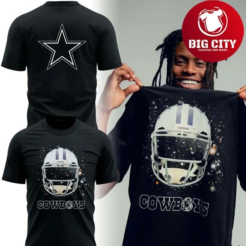 Dallas Cowboys Helmet Stars Two Sided Shirt Unisex T-shirt, Sweatshirt, Hoodie, Long Sleeve Tee - T-Shirt, Sweatshirt, Hoodie
