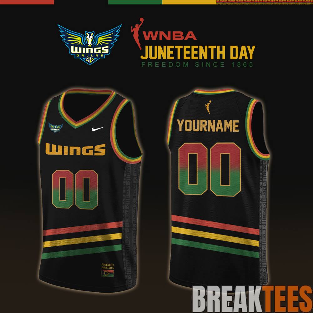 Dallas Wings 2026 WNBA x Juneteenth Day Basketball Jersey Unisex T-shirt, Sweatshirt, Hoodie, Long Sleeve Tee - T-Shirt, Sweatshirt, Hoodie