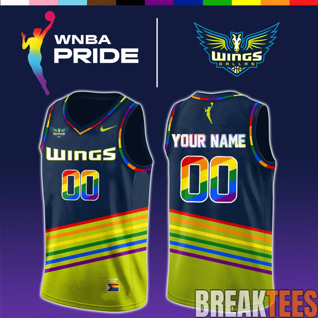 Dallas Wings 2026 WNBA x Pride Day Limited Edition Jersey Unisex T-shirt, Sweatshirt, Hoodie, Long Sleeve Tee - T-Shirt, Sweatshirt, Hoodie