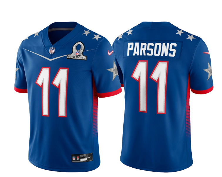Dallas Cowboys #11 Micah Parsons Football Jersey football jersey product view 1