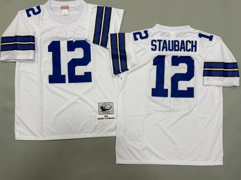 Dallas Cowboys #12 Roger Staubach Dallas Cowboys (9)_[1] Football Jersey football jersey product view 1