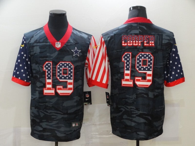 Dallas Cowboys #19 Amari Cooper Style 2 Football Jersey football jersey product view 1