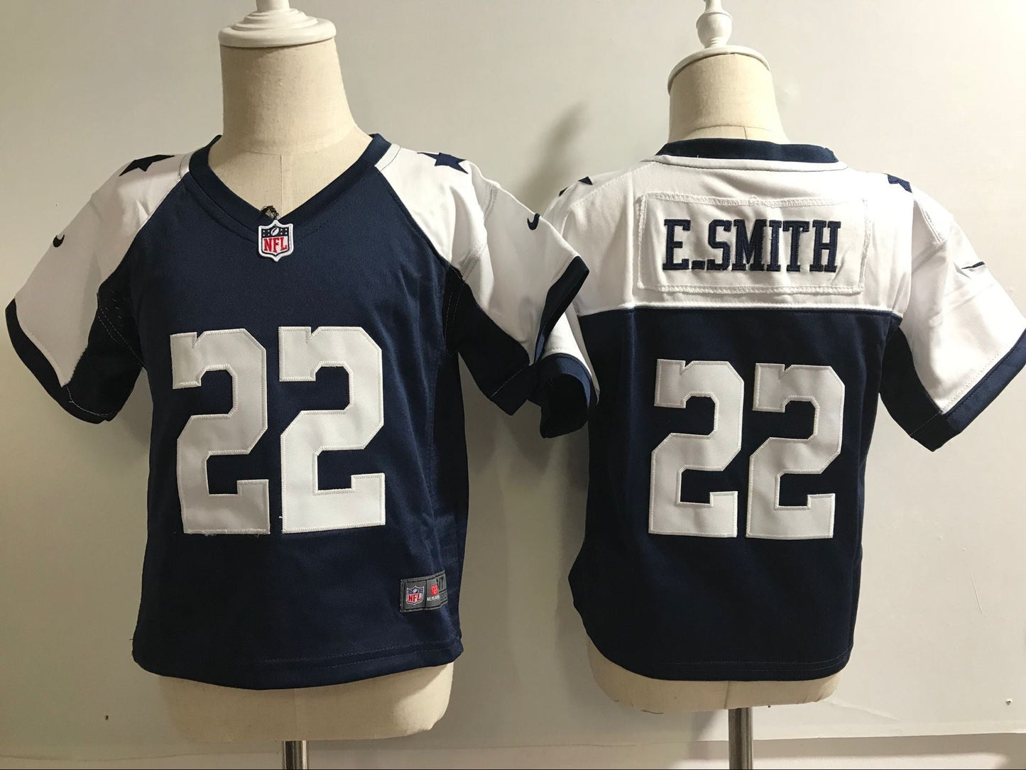 Dallas Cowboys #22 Emmitt Smith Football Jersey football jersey product view 1