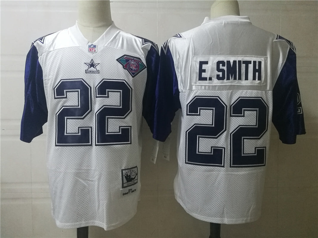Dallas Cowboys #22 Emmitt Smith Style 1 Football Jersey football jersey product view 1
