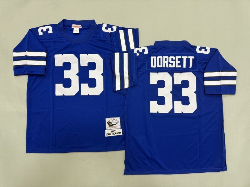 Dallas Cowboys #33 Tony Dorsett Dallas Cowboys Style 7 Football Jersey football jersey product view 1