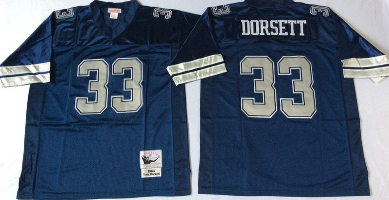 Dallas Cowboys #33 Tony Dorsett Throwback Style 2 Football Jersey football jersey product view 1
