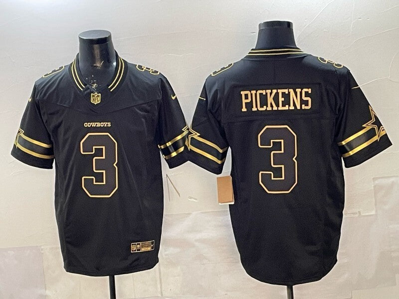 Dallas Cowboys #3 George Pickens Cowboys 6 Edition Style 1 Football Jersey football jersey product view 1