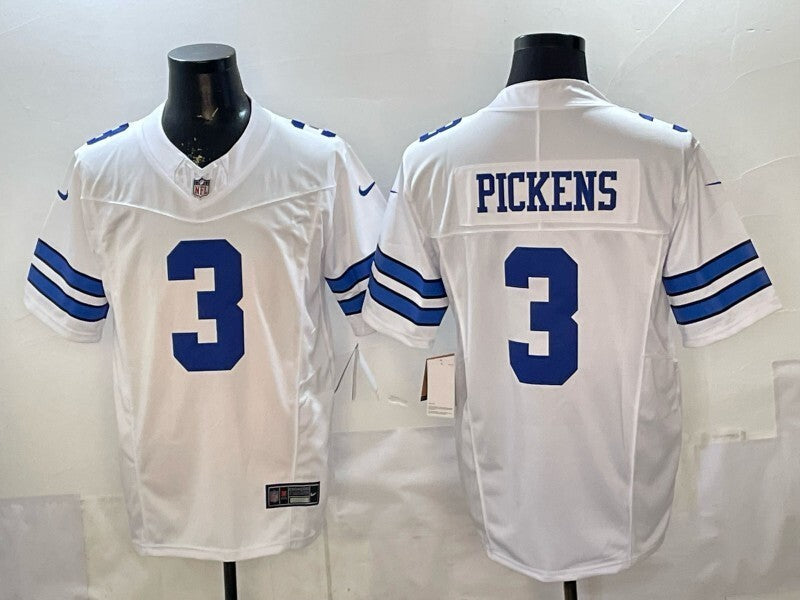 Dallas Cowboys #3 George Pickens Cowboys V3 Style 2 Football Jersey football jersey product view 1