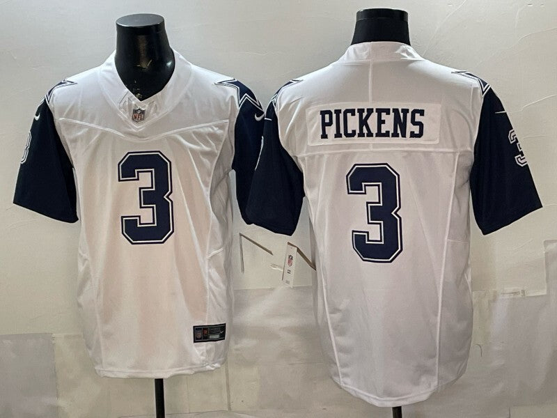 Dallas Cowboys #3 George Pickens Cowboys V3 Style 3 Football Jersey football jersey product view 1