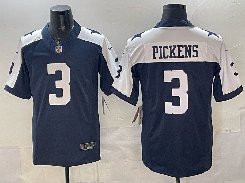 Dallas Cowboys #3 George Pickens Cowboys V3 Style 4 Football Jersey football jersey product view 1