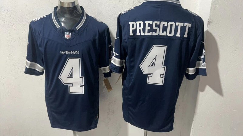 Dallas Cowboys #4 Dak Prescott Style 4 Football Jersey football jersey product view 1