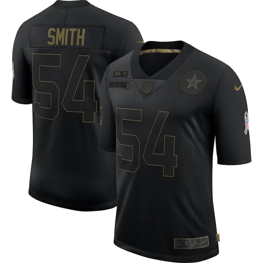 Dallas Cowboys #54 Jaylon Smith Football Jersey football jersey product view 1