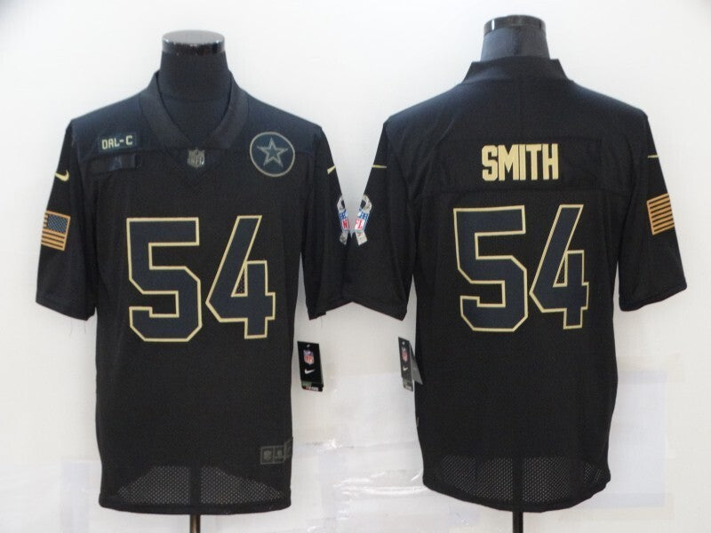 Dallas Cowboys #54 Jaylon Smith 20 Salute 547 Football Jersey football jersey product view 1