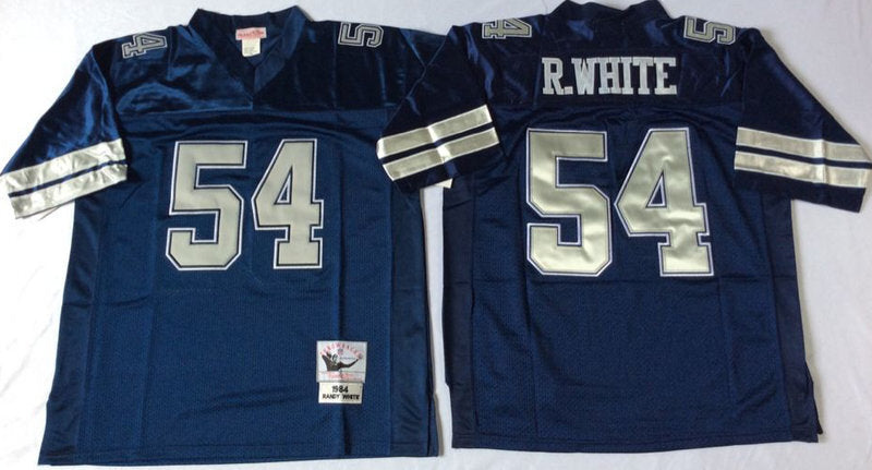 Dallas Cowboys #54 Randy White 1984 Throwback Football Jersey football jersey product view 1