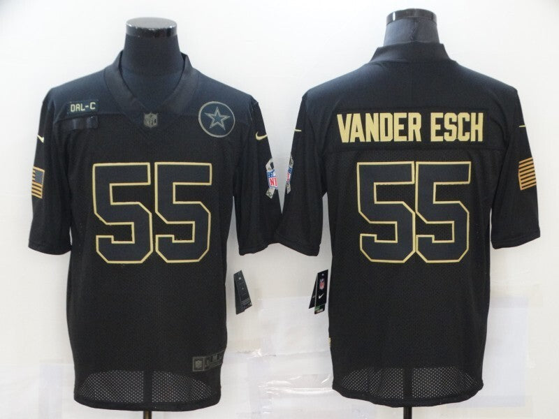 Dallas Cowboys #55 Leighton Vander Esch 20 Salute 548 Football Jersey football jersey product view 1