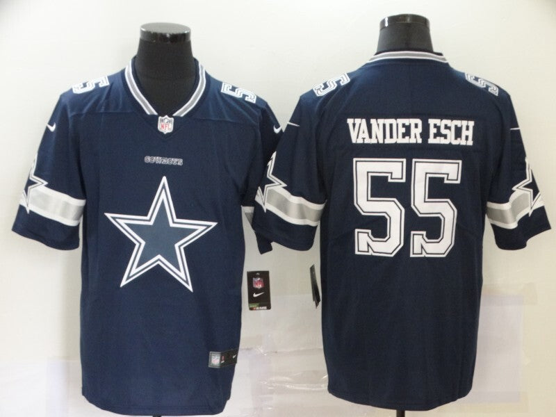 Dallas Cowboys #55 Leighton Vander Esch Big Logo Fashion 130 Football Jersey football jersey product view 1