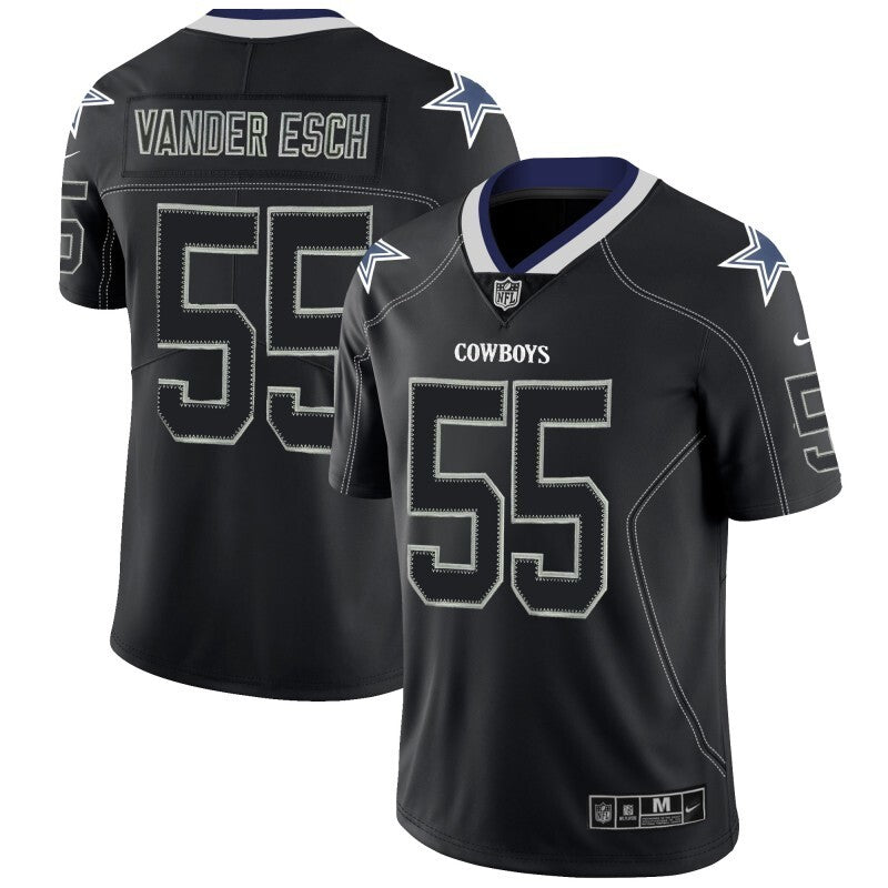 Dallas Cowboys #55 Leighton Vander Esch Legend Lights Out 1.jpg Football Jersey football jersey product view 1
