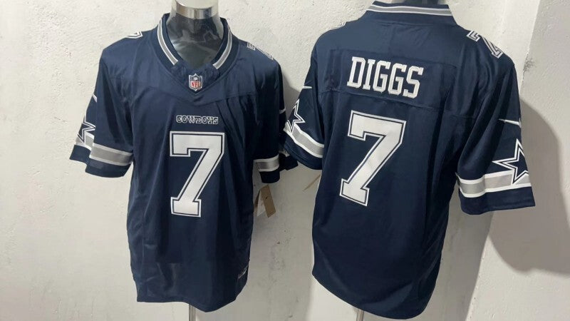 Dallas Cowboys #7 Trevon Diggs Style 2 Football Jersey football jersey product view 1