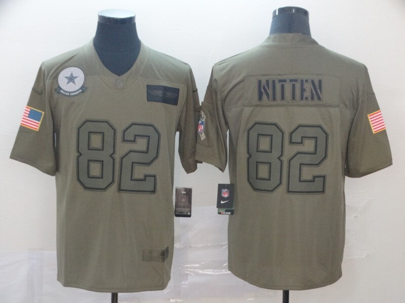 Dallas Cowboys #82 Jason Witten Football Jersey football jersey product view 1