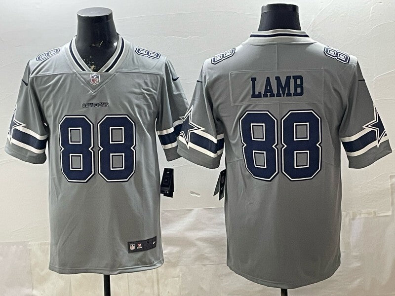 Dallas Cowboys #88 CeeDee Lamb Cowboys Inverted Adult Football Jersey football jersey product view 1