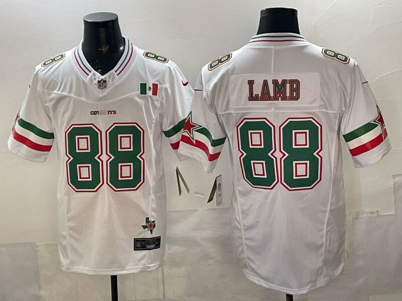 Dallas Cowboys #88 CeeDee Lamb Cowboys V3 Style 4 Football Jersey football jersey product view 1