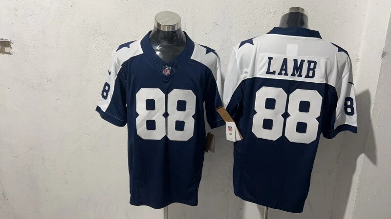 Dallas Cowboys #88 CeeDee Lamb Style 10 Football Jersey football jersey product view 1