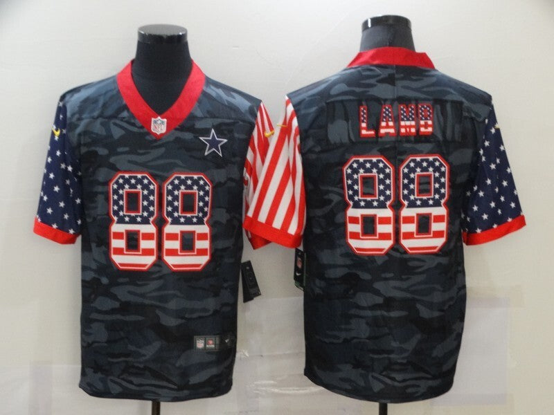 Dallas Cowboys #88 CeeDee Lamb Style 1 Football Jersey football jersey product view 1