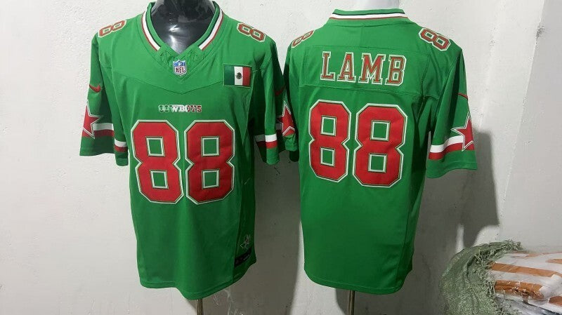 Dallas Cowboys #88 CeeDee Lamb Style 4 Football Jersey football jersey product view 1