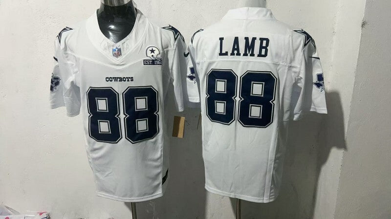 Dallas Cowboys #88 CeeDee Lamb Style 6 Football Jersey football jersey product view 1